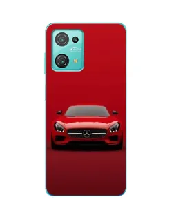 Чохол для Blackview Oscal C30 Pro з картинкою «Червоний Mercedes AMG»