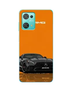 Чохол для Blackview Oscal C30 Pro з картинкою «Помаранчевий Mercedes AMG»