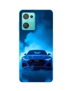 Чохол для Blackview Oscal C30 Pro з картинкою «Audi — блакитна енергія»