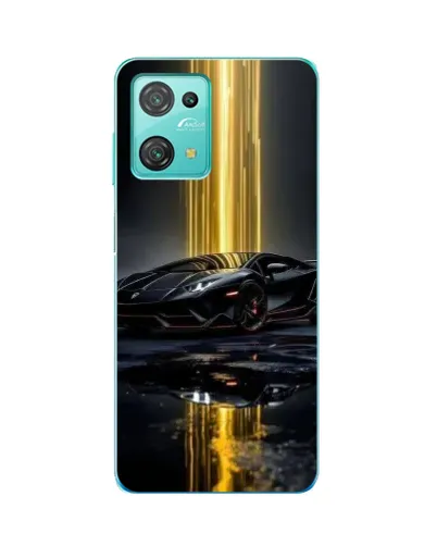 Чехол для Blackview Oscal C30 Pro с картинкой «Ночной Lamborghini драйв»