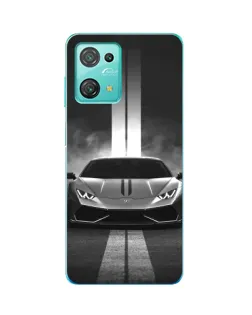 Чехол для Blackview Oscal C30 Pro с картинкой «Lamborghini симметрия дорог»
