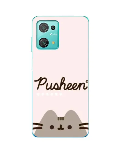 Чехол для Blackview Oscal C30 Pro с картинкой «Pusheen логотип»