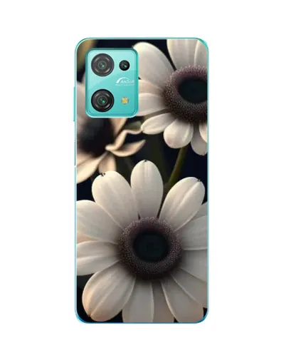Чехол для Blackview Oscal C30 Pro с картинкой «Белые маргаритки макро»