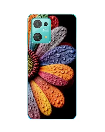Чехол для Blackview Oscal C30 Pro с картинкой «Радужный цветок»