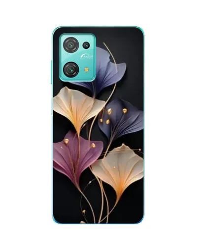 Чехол для Blackview Oscal C30 Pro с картинкой «Лиловые цветы грации»