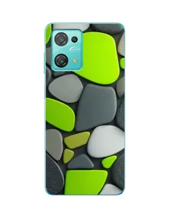 Чехол для Blackview Oscal C30 Pro с картинкой «Яркая неоновая галька»