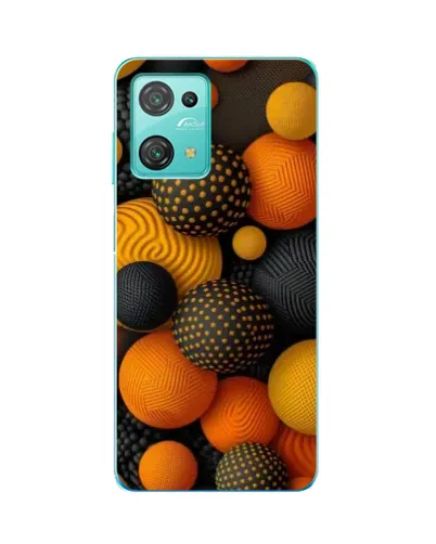 Чехол для Blackview Oscal C30 Pro с картинкой «Объемные оранжевые сферы» Чехол для Blackview Oscal C30 Pro с картинкой «Объемные оранжевые сферы»