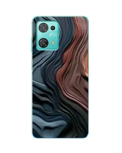 Чехол для Blackview Oscal C30 Pro с картинкой «Цветные волны каньона»