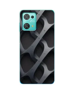 Чехол для Blackview Oscal C30 Pro с картинкой «Объемное серое плетение»