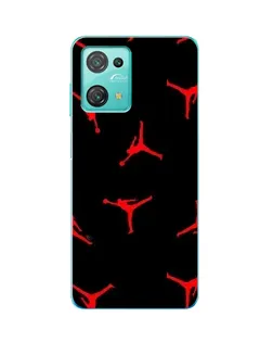Чехол для Blackview Oscal C30 с картинкой «Jordan Red Pattern»