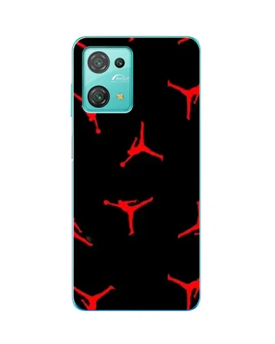 Чехол для Blackview Oscal C30 с картинкой «Jordan Red Pattern»