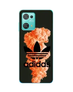 Чохол для Blackview Oscal C30 з картинкою «Помаранчевий дим Adidas»