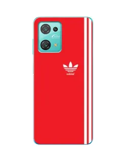 Чохол для Blackview Oscal C30 з картинкою «Червоний мінімалізм Adidas»