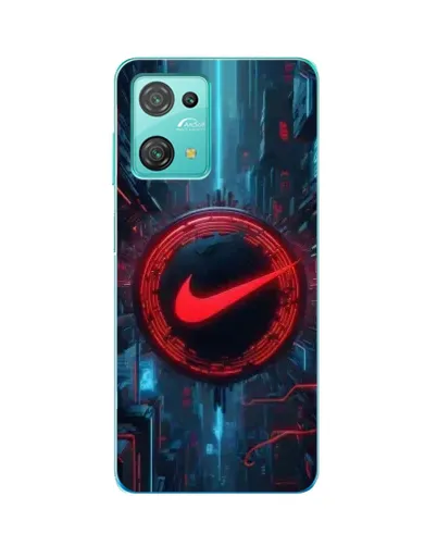 Чехол для Blackview Oscal C30 с картинкой «Техногенный стиль Nike»