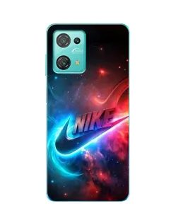 Чохол для Blackview Oscal C30 з картинкою «Вогняний логотип Nike»