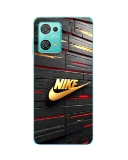 Чохол для Blackview Oscal C30 з картинкою «Золотий Nike на металі»