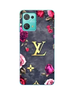 Чехол для Blackview Oscal C30 с картинкой «Цветочный Louis Vuitton»