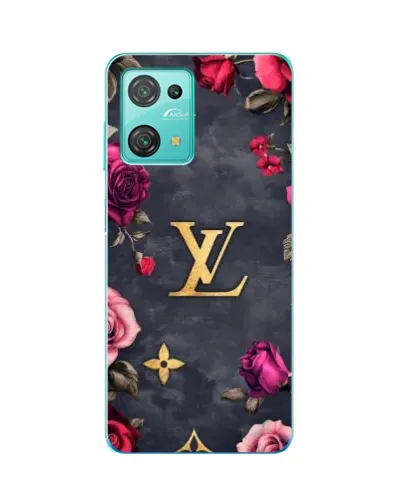 Чехол для Blackview Oscal C30 с картинкой «Цветочный Louis Vuitton»