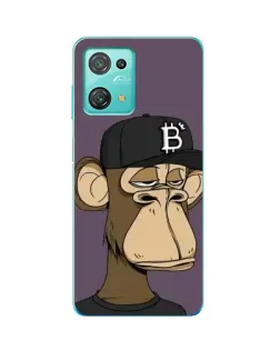 Чехол для Blackview Oscal C30 с картинкой «Bored Ape в кепке»