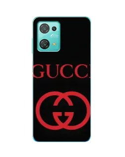 Чехол для Blackview Oscal C30 с картинкой «Gucci — красный логотип»
