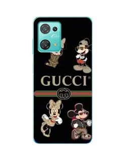 Чехол для Blackview Oscal C30 с картинкой «Gucci — герои Disney и монограмма»