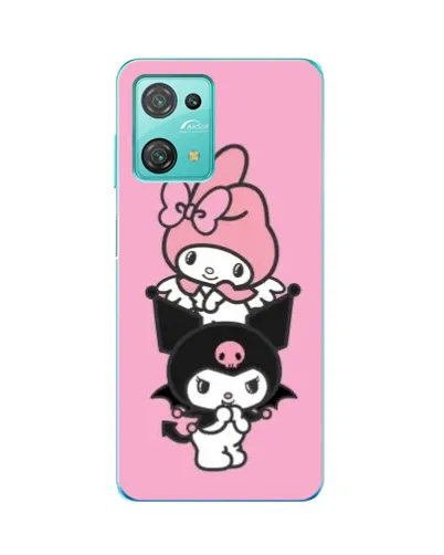 Чехол для Blackview Oscal C30 с картинкой «My Melody и Kuromi» Чехол для Blackview Oscal C30 с картинкой «My Melody и Kuromi»