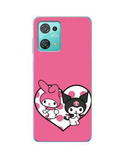 Чехол для Blackview Oscal C30 с картинкой «Kuromi и My Melody» Чехол для Blackview Oscal C30 с картинкой «Kuromi и My Melody»