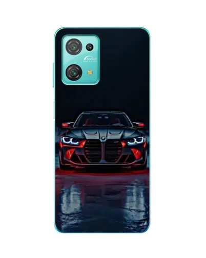 Чехол для Blackview Oscal C30 с картинкой «BMW на мокрой дороге»