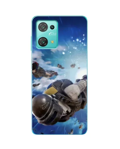 Чехол для Blackview Oscal C30 с картинкой «Десант PUBG — прыжок»