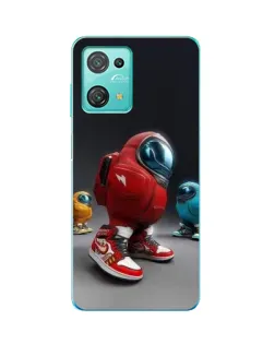 Чехол для Blackview Oscal C30 с картинкой «Among Us — 3D стиль»