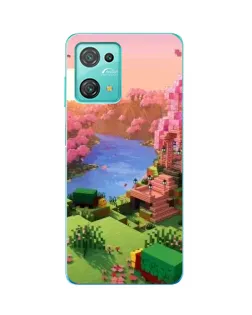 Чохол для Blackview Oscal C30 з картинкою «Рожеве дерево Minecraft»