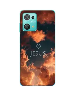 Чехол для Blackview Oscal C30 с картинкой «Сияние Имени Jesus»