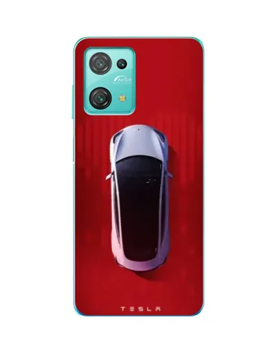 Чехол для Blackview Oscal C30 с картинкой «Tesla Top View»