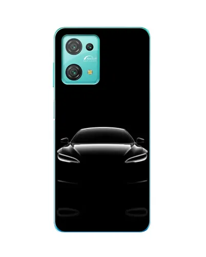 Чехол для Blackview Oscal C30 с картинкой «Силуэт Tesla Night»