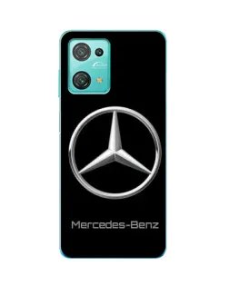 Чехол для Blackview Oscal C30 с картинкой «Mercedes Silver Logo»