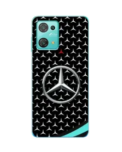 Чехол для Blackview Oscal C30 с картинкой «Mercedes — бирюзовый акцент»