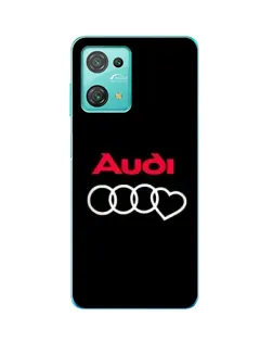 Чехол для Blackview Oscal C30 с картинкой «Логотип Audi Heart»