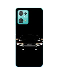 Чехол для Blackview Oscal C30 с картинкой «Audi — ночной контур»