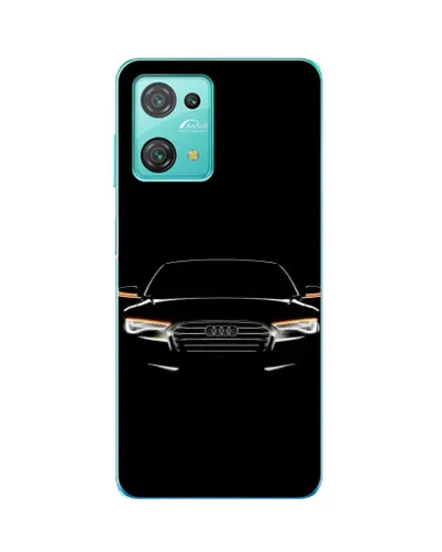 Чехол для Blackview Oscal C30 с картинкой «Audi — ночной контур»