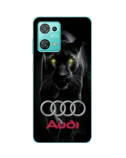 Чехол для Blackview Oscal C30 с картинкой «Пантера и Audi»