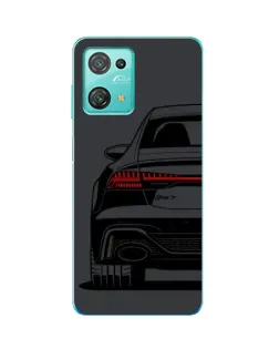 Чехол для Blackview Oscal C30 с картинкой «Задняя часть Audi — арт»