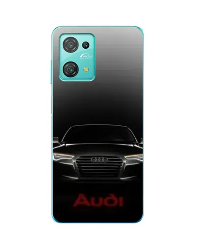Чехол для Blackview Oscal C30 с картинкой «Audi — градиентный контур»
