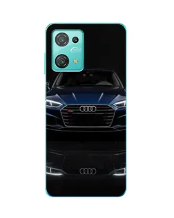 Чехол для Blackview Oscal C30 с картинкой «Audi — ночное отражение»