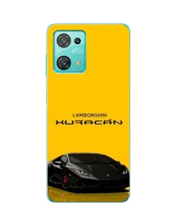 Чехол для Blackview Oscal C30 с картинкой «Lamborghini Huracan черный»