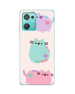 Чехол для Blackview Oscal C30 с картинкой «Pusheen трио» Чехол для Blackview Oscal C30 с картинкой «Pusheen трио»