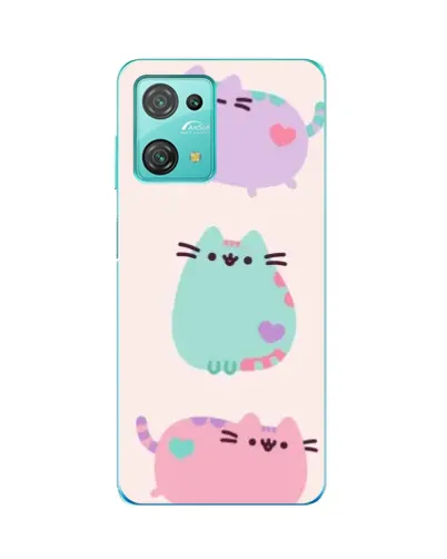 Чехол для Blackview Oscal C30 с картинкой «Pusheen трио»