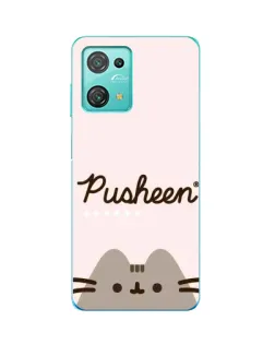Чехол для Blackview Oscal C30 с картинкой «Pusheen логотип»