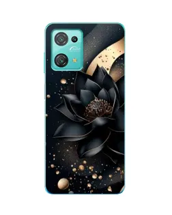 Чехол для Blackview Oscal C30 с картинкой «Черный лотос»