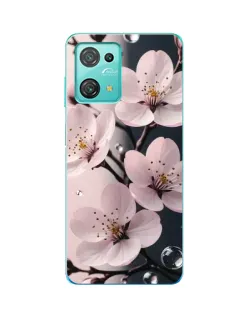 Чехол для Blackview Oscal C30 с картинкой «Нежная сакура и капли»