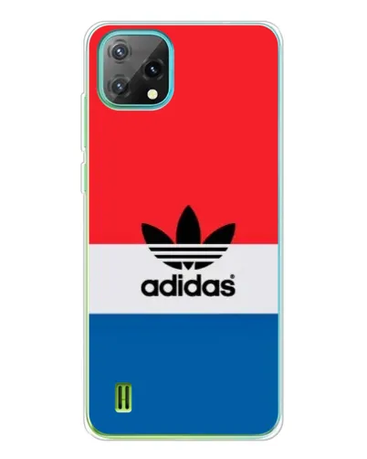 Чехол для Blackview Oscal C60 с картинкой «Ретро блоки Adidas»